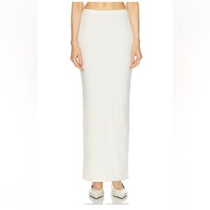 NWT Eterne Cream Maxi Pencil Bodycon Skirt Size Medium